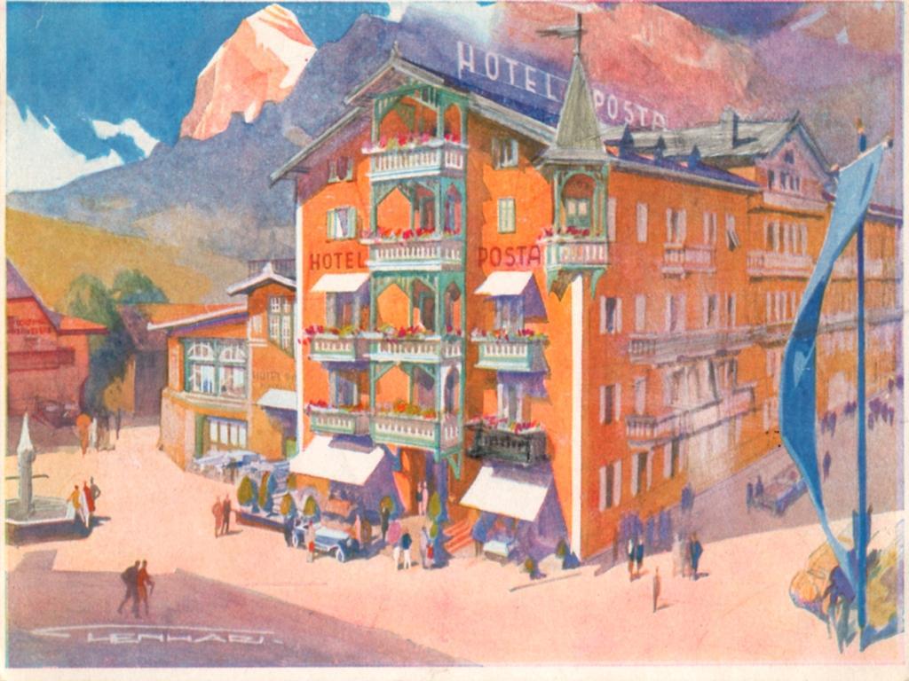 Hotel De La Poste Cortina d'Ampezzo Ngoại thất bức ảnh